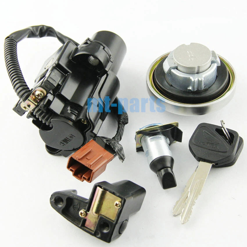 Ignition Key Switch & Fuel Tank Cap Lock Set for Honda CB400SS (2004-2007)