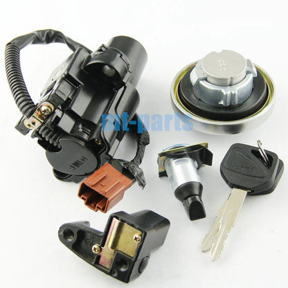 Ignition Key Switch & Fuel Tank Cap Lock Set for Honda CB400SS (2004-2007)