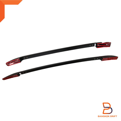 Matte Black Roof Rack Bar Rails for Ford Ranger PX, Mazda BT-50 (2011-2023)
