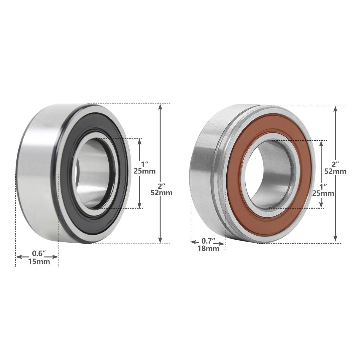 Sealed Ball Bearing for Harley Touring Road King Front Wheel 21''/23'' (2014-2023)