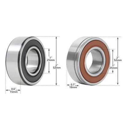 Sealed Ball Bearing for Harley Touring Road King Front Wheel 21''/23'' (2014-2023)