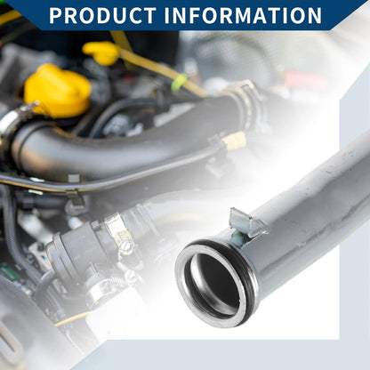 Radiator Hose for Kia Rio (2006-2011) Metal Silver Tone
