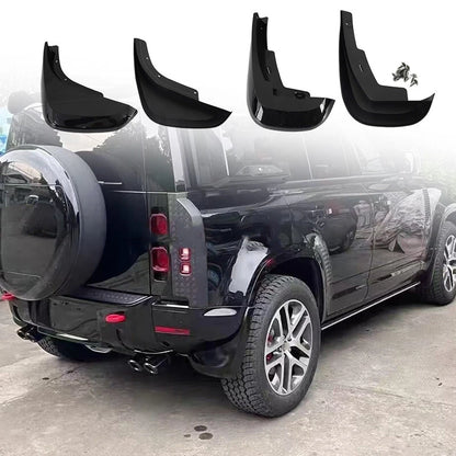 4 x Front & Rear Mud Flaps for Land Rover Defender L663 90 110 (2020-2024)