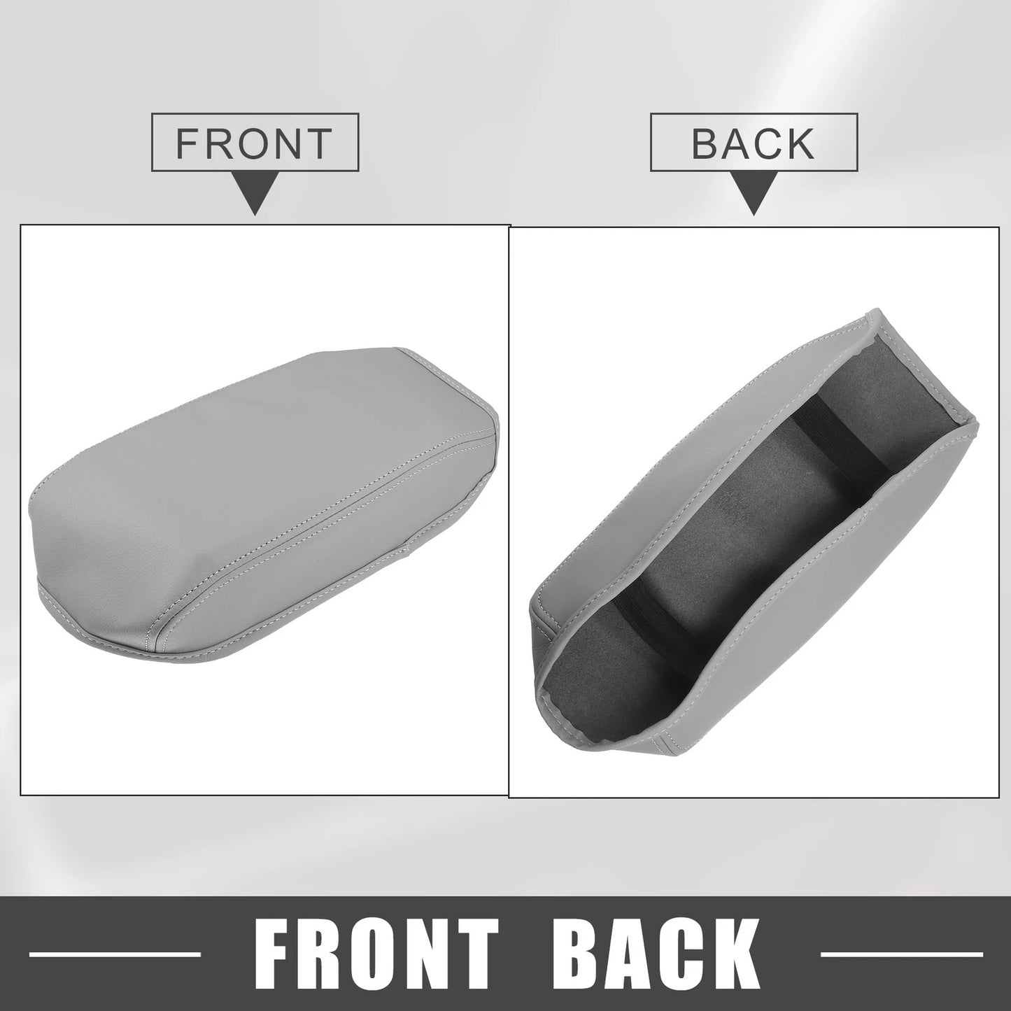 Faux Leather Center Console Armrest Cover for Honda Civic (2012-2015)