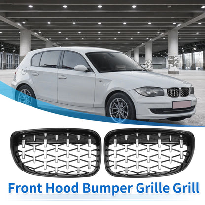 Front Hood Bumper Grille for BMW 128i 135i (2008-2013) 2 x Grills
