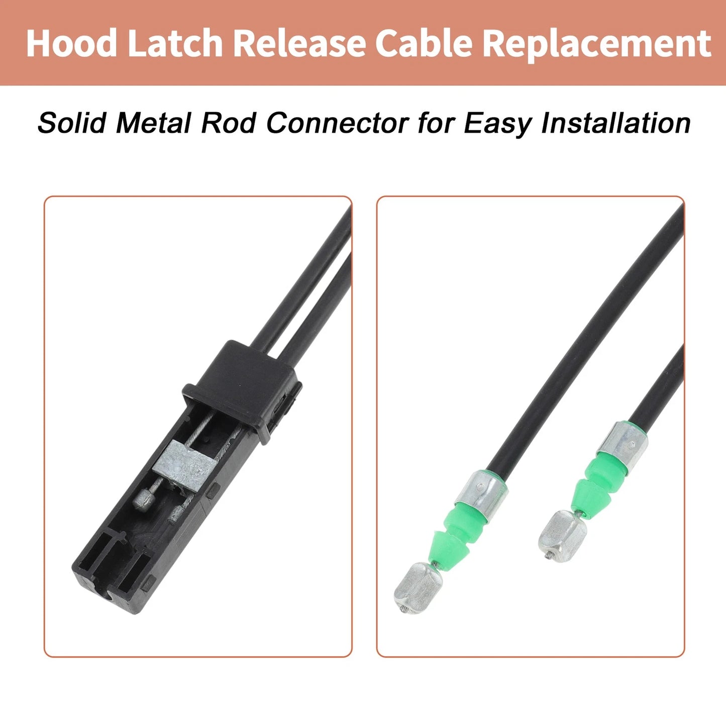 Front Hood Release Cable for Infiniti Q50 Q60 (2014-2020)
