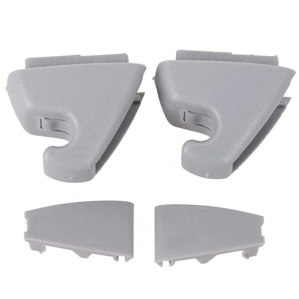 Gray Sun Visor Hook Clips for Buick Verano, Chevrolet Cruze, Sonic (2012-2017)