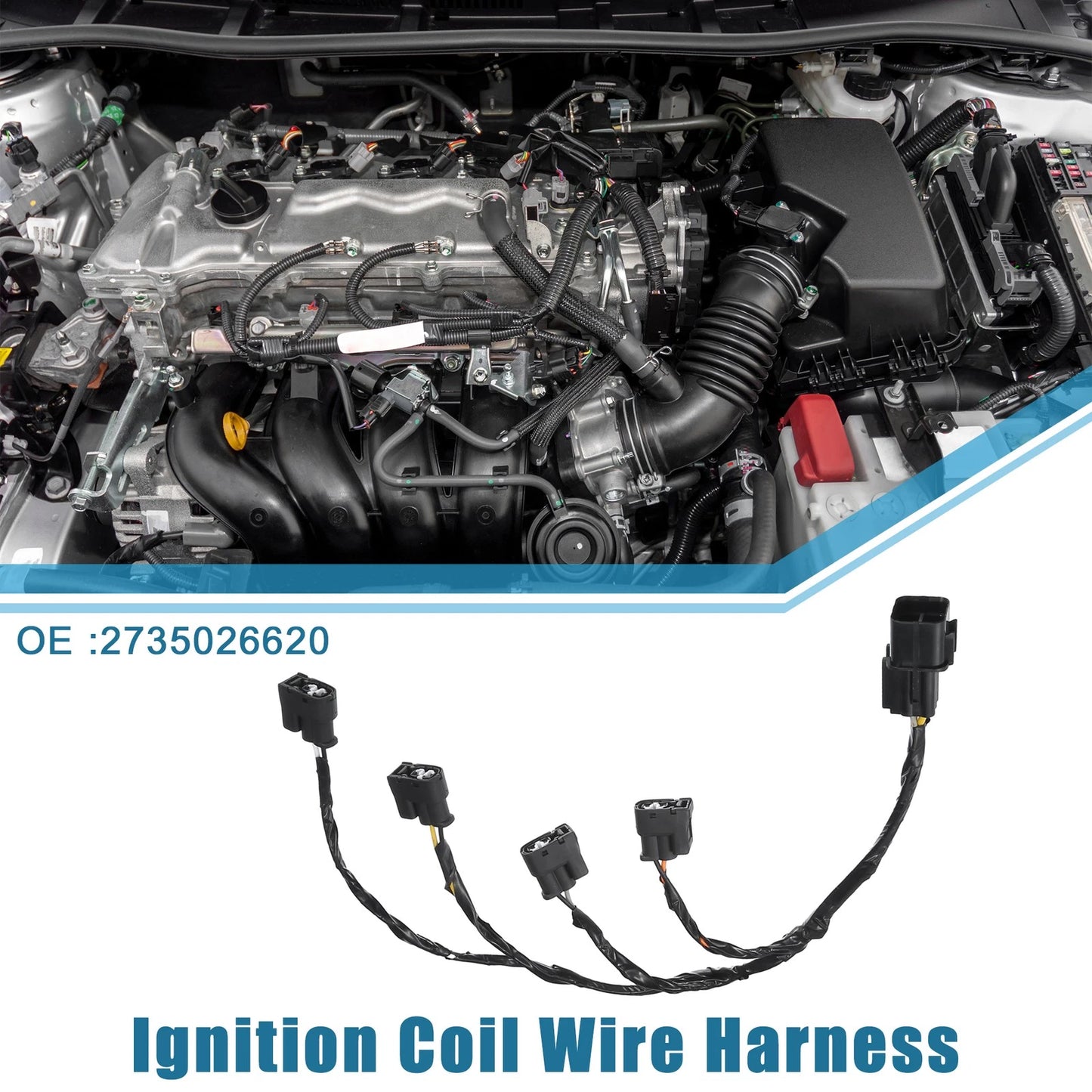 Ignition Coil Wire Harness for Hyundai Accent 1.6L (2006-2011)