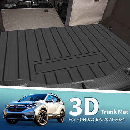Flat Face Cargo Liner Trunk Mat for Honda CR-V (2023-2025) 1 Pc TPE