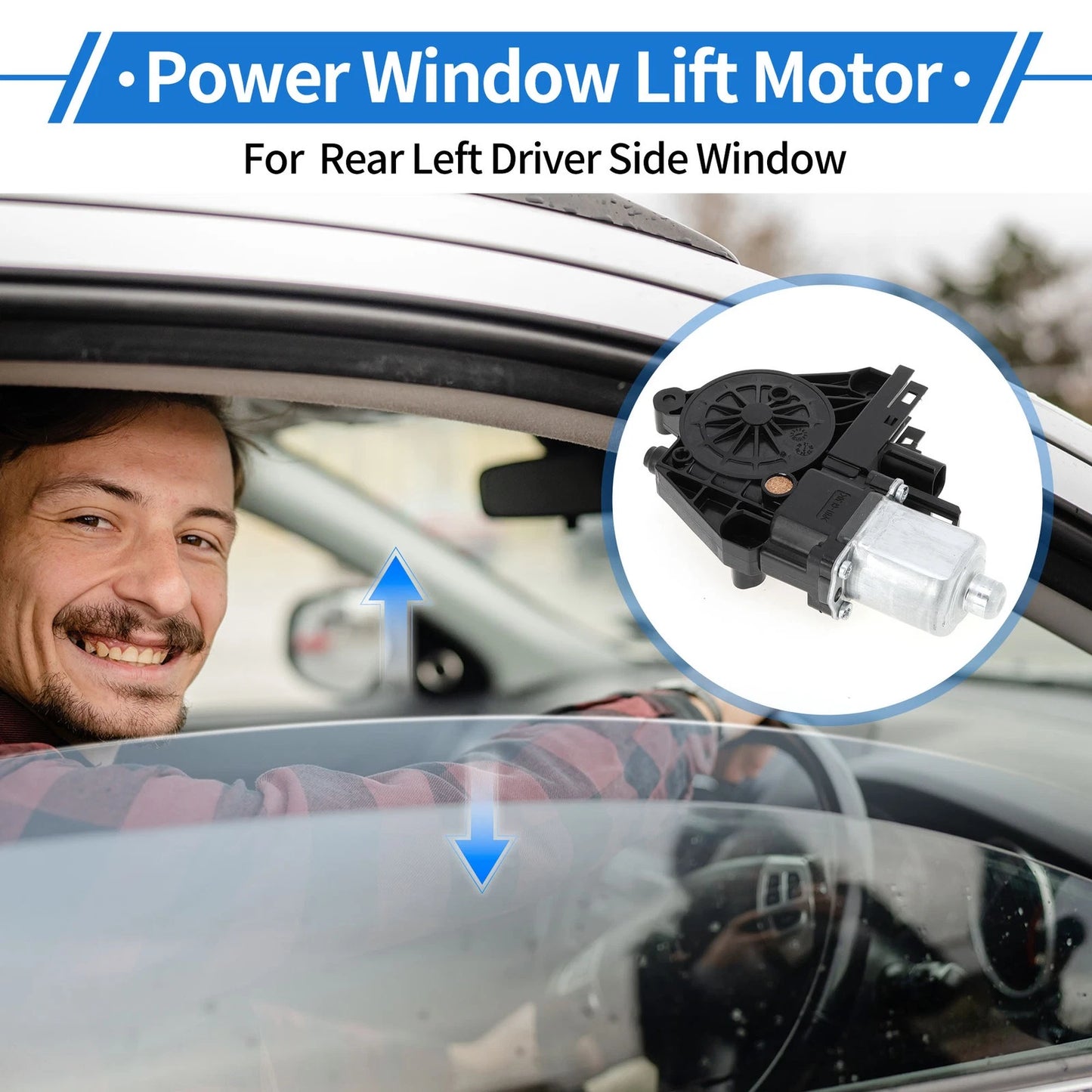 Power Window Regulator Lift Motor for JEEP Grand Cherokee (2011-2021)
