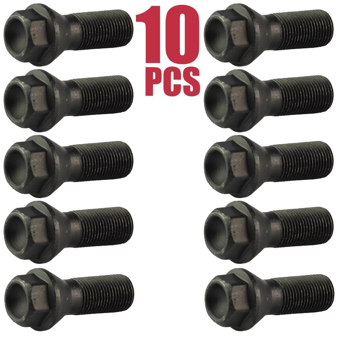 10 x Wheel Lug Bolts for BMW 3 5 6 7 X3 X5 F10 F30 F16 F86 (No Year)