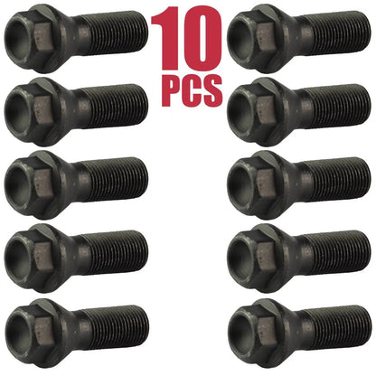 10 x Wheel Lug Bolts for BMW 3 5 6 7 X3 X5 F10 F30 F16 F86 (No Year)