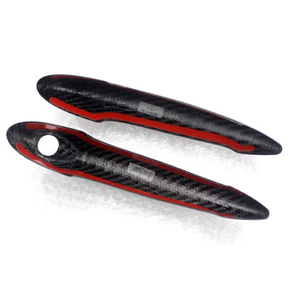 REAL Carbon Fiber Exterior Door Handle Cover Trim For Mini Cooper One JCW R53