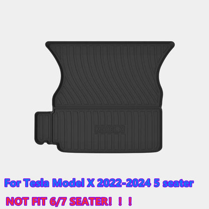 TPE Front Frunk/Rear Trunk Cargo Liner Pad Mat for Tesla Model X (2022–2024)