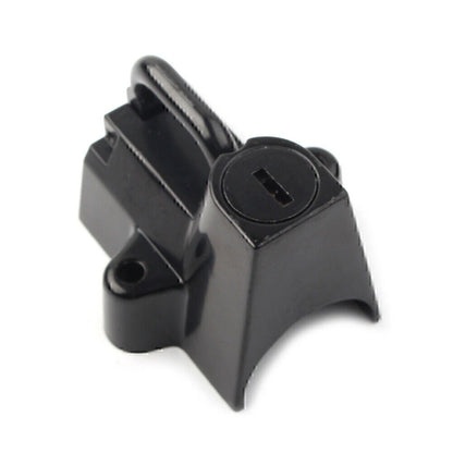 Black Motorcycle Helmet Lock for Harley-Davidson Softail, Road King, FatBoy