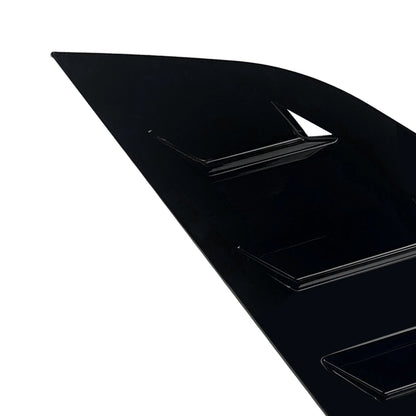 Gloss Black Rear Window Side Louvers for Subaru Impreza WRX STI (2011-2014)