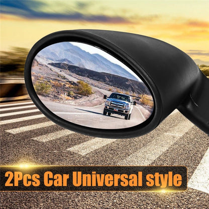 Matte Black California Classic Car Door Wing Rearview Side Mirrors