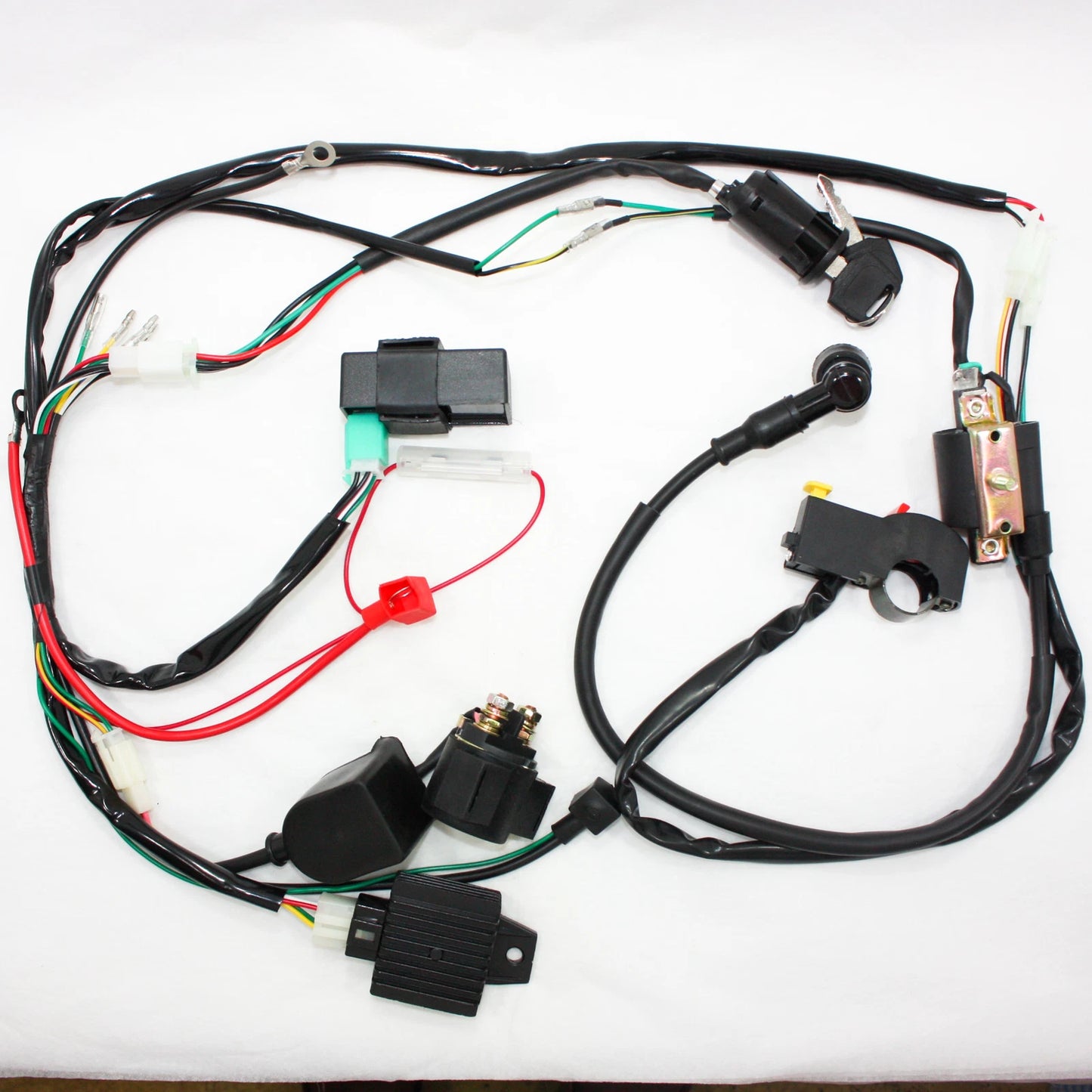 125cc Semi Auto Engine Motor + Wiring Kit + Carby for BT QUAD DIRT BIKE ATV
