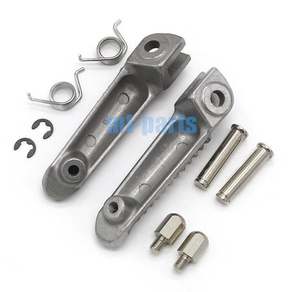 Silver Front Footrest Pegs for Yamaha YZF R6S YZF600 (2003-2009)