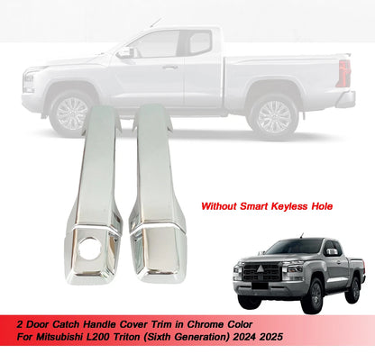 2 x Door Catch Handle Covers for Mitsubishi L200 Triton (2024-2025)