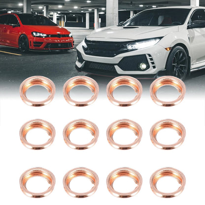 50pcs M12 Oil Drain Plug Gaskets for Nissan, Infiniti, Mercury