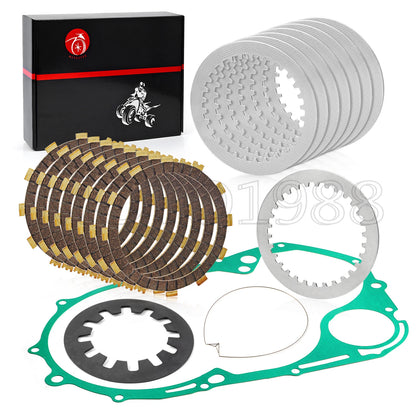 Clutch Friction Plates Kit w/Gasket for YAMAHA XVS1100 V-Star (1999–2009)