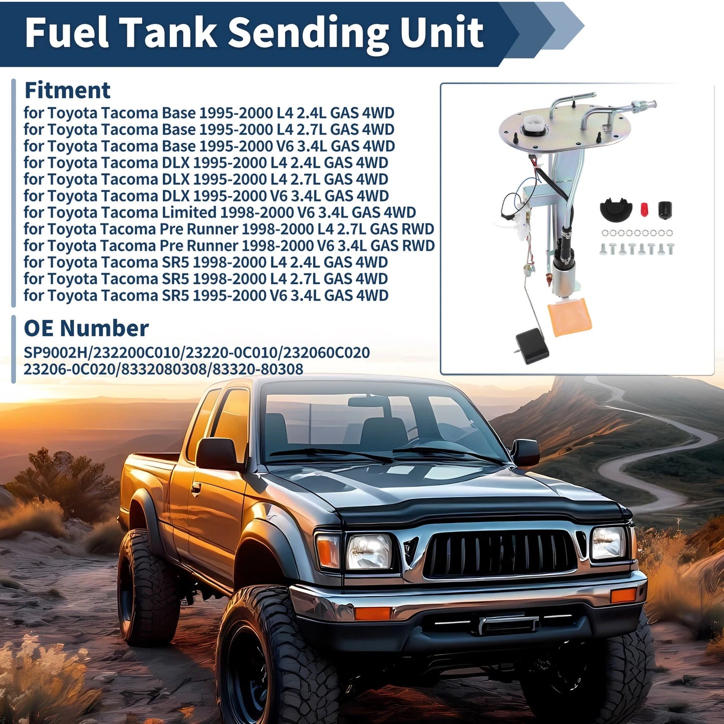 Fuel Pump Tank Sending Unit for Toyota Tacoma (1995–2000)