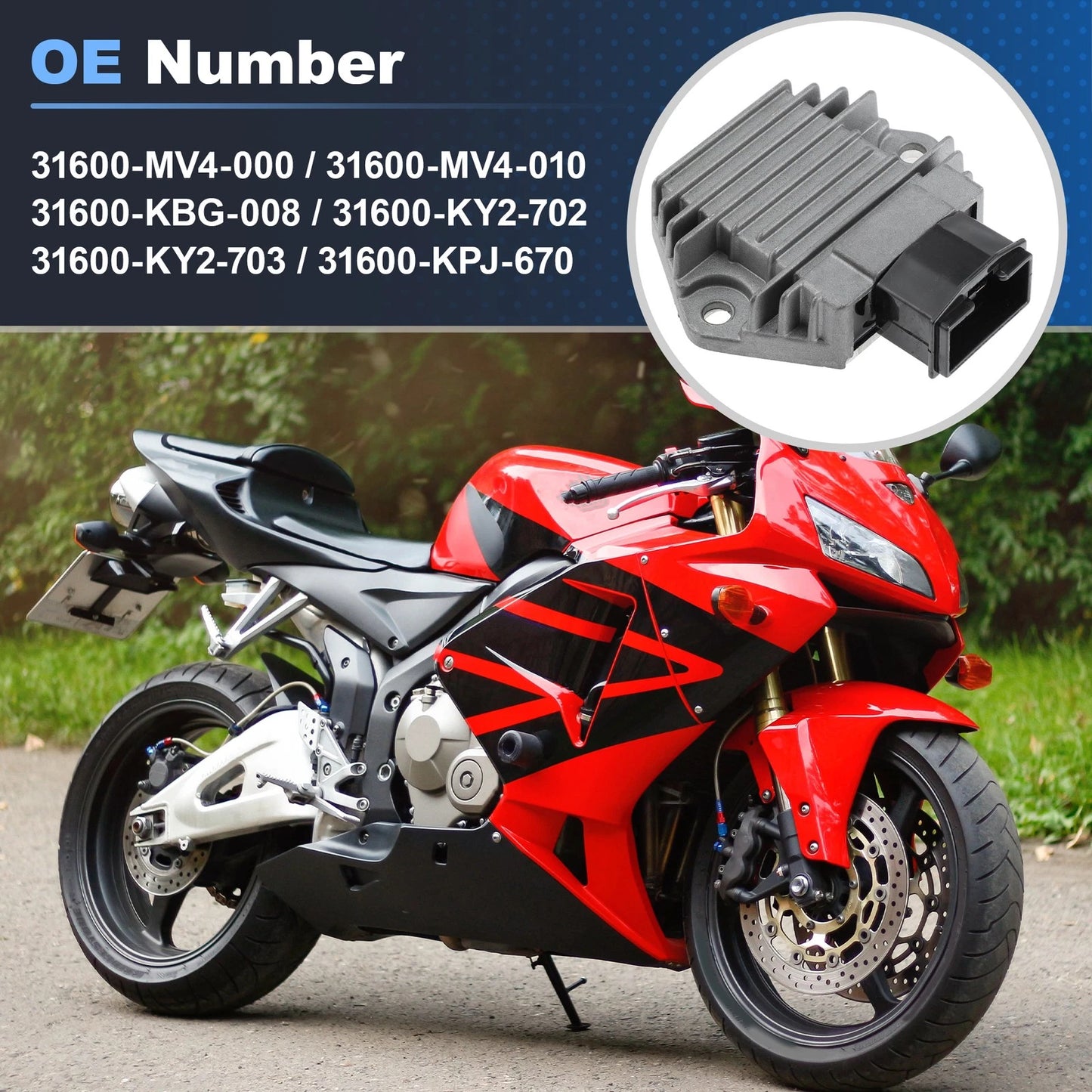 Voltage Regulator Rectifier for Honda CB250 CB400 CBR600 CBR900 VT125