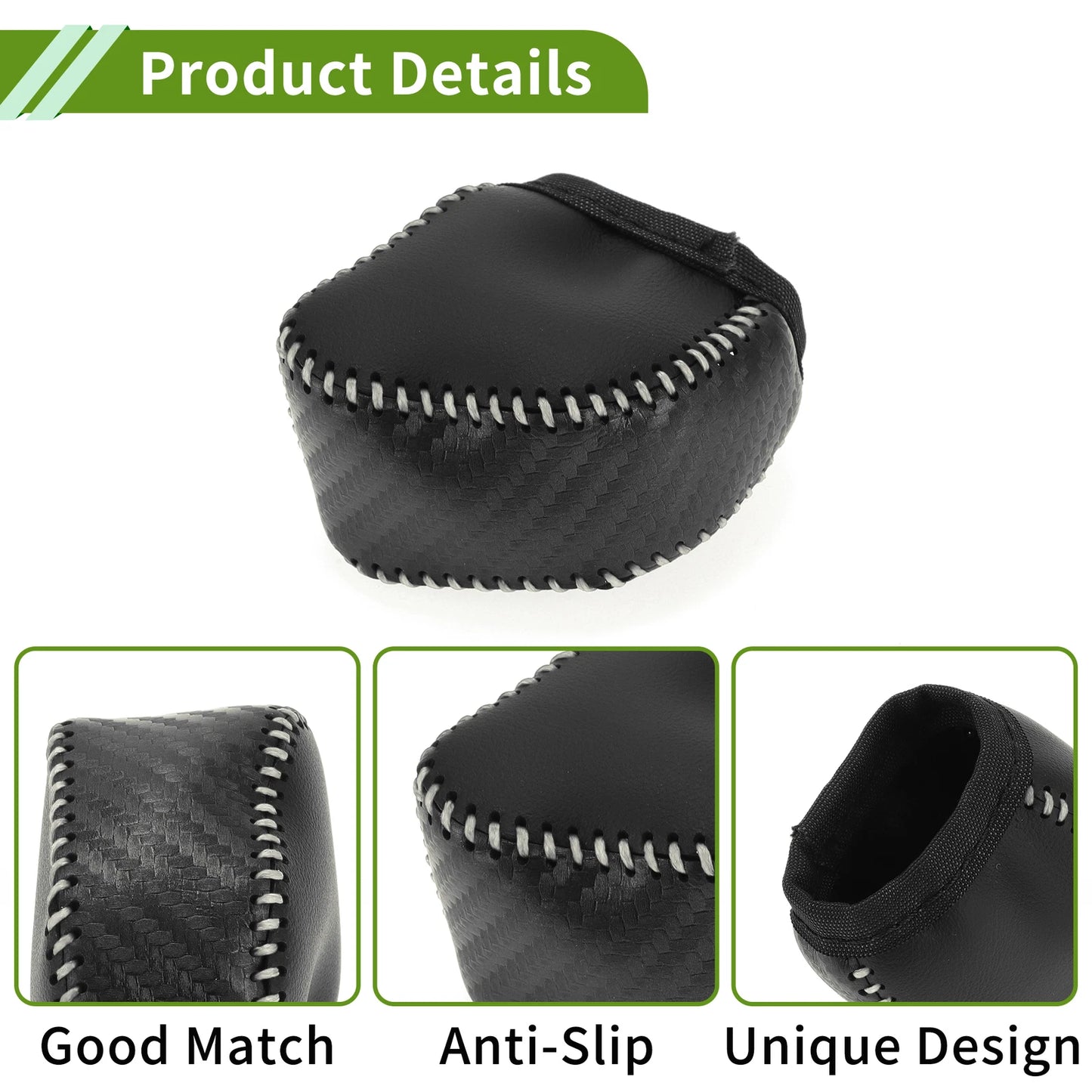 Gear Shift Knob Cover for Lexus NX250 2022-2023 Black Carbon Fiber