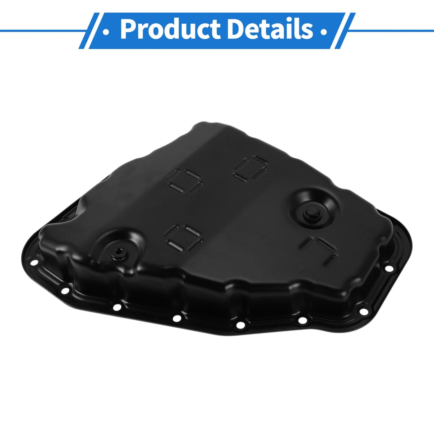 Engine Oil Pan for Toyota Vios (2014-2016) Steel Black
