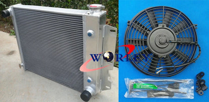 3 Row Aluminum Radiator & 14" Fan for Jeep Wrangler TJ/YJ (1987-2002)