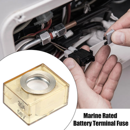 Waterproof 30A Battery Fuse Terminal for Marine Equipment