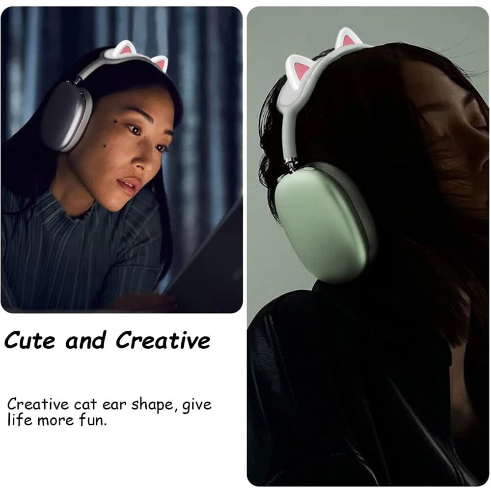 Cat Ear Shape Anti-Scratch Cover for Apple AirPods Max