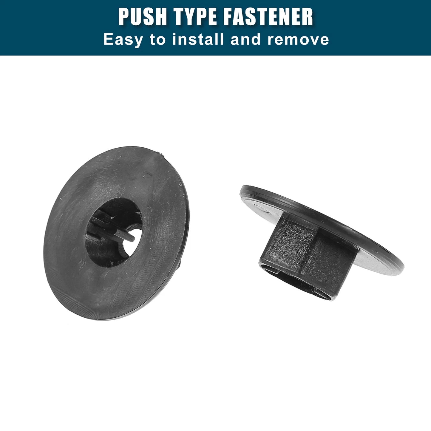 Fender Liner Clips 20 x Black for Kia Cadenza (2014-2019)