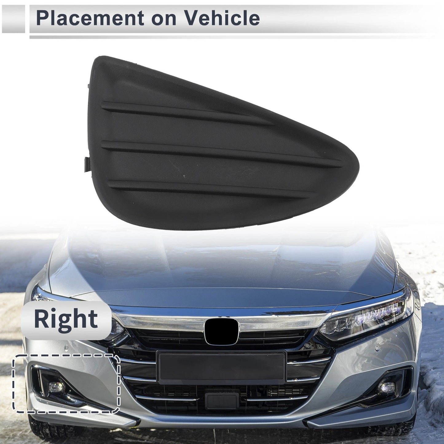 Front Right Fog Light Grill for Toyota Yaris (2012-2014)