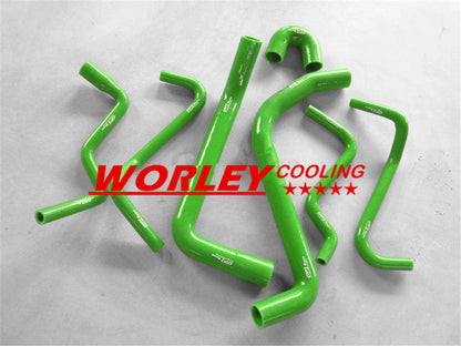 GREEN silicone hose for HOLDEN Commodore VY V6 / Statesman WK V6 (2002-2004)