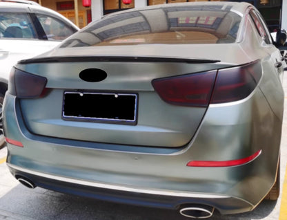 Glossy Black Rear Trunk Spoiler Wing Lip Cover for 2014-2015 Kia K5 Optima