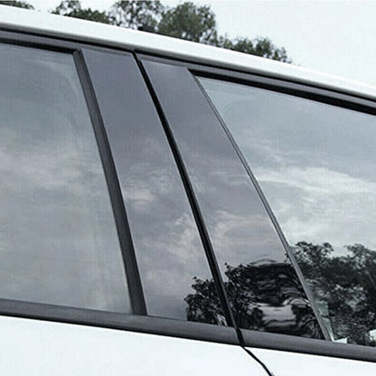 6 Pcs Car Door Window Pillar Post Trim Covers for Honda Odyssey (2011-2017)