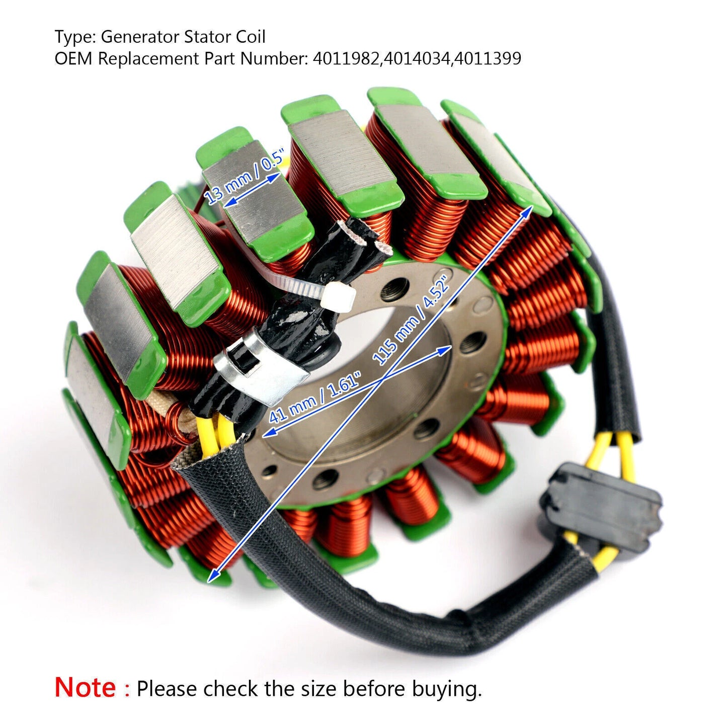 Stator Alternator for Polaris Sportsman Ranger RZR 700 800 XP (2008-2014)