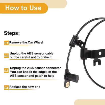 ABS Wheel Speed Sensor for Ford Escape (2009-2012) Rear Right