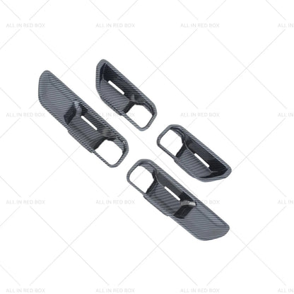 Carbon Inner Door Handle Bowl Cover Trim for Toyota Prado LC250 (2024-2025)