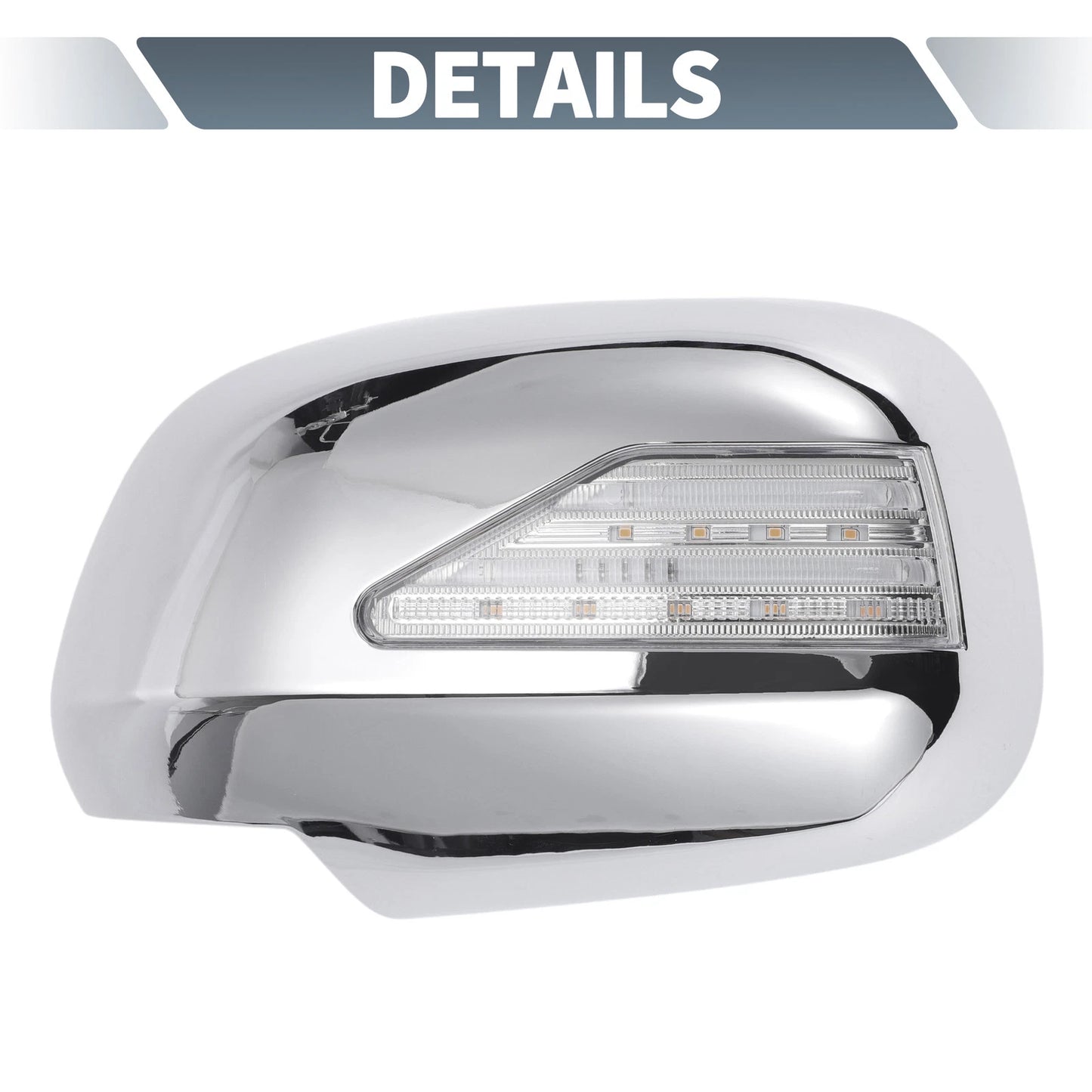 Rearview Mirror Cover Overlay Chrome Plated for Lexus RX330 RX300 (2003)