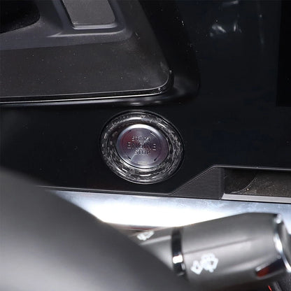 Black Push To Start Button Cover Trim for Chevrolet Corvette C8 (2020-2023)