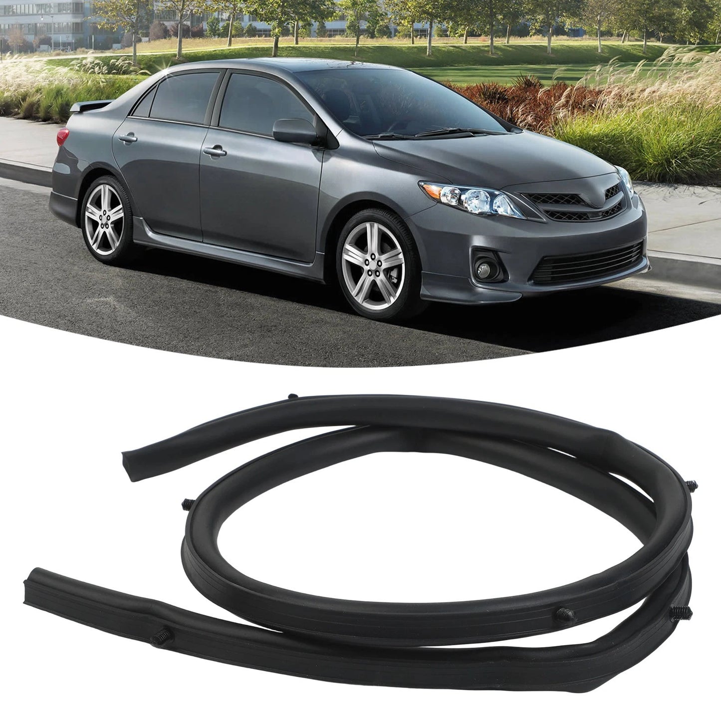 Sealing Strip Back Engine Hood Accessories for Toyota Corolla (2007–2013)
