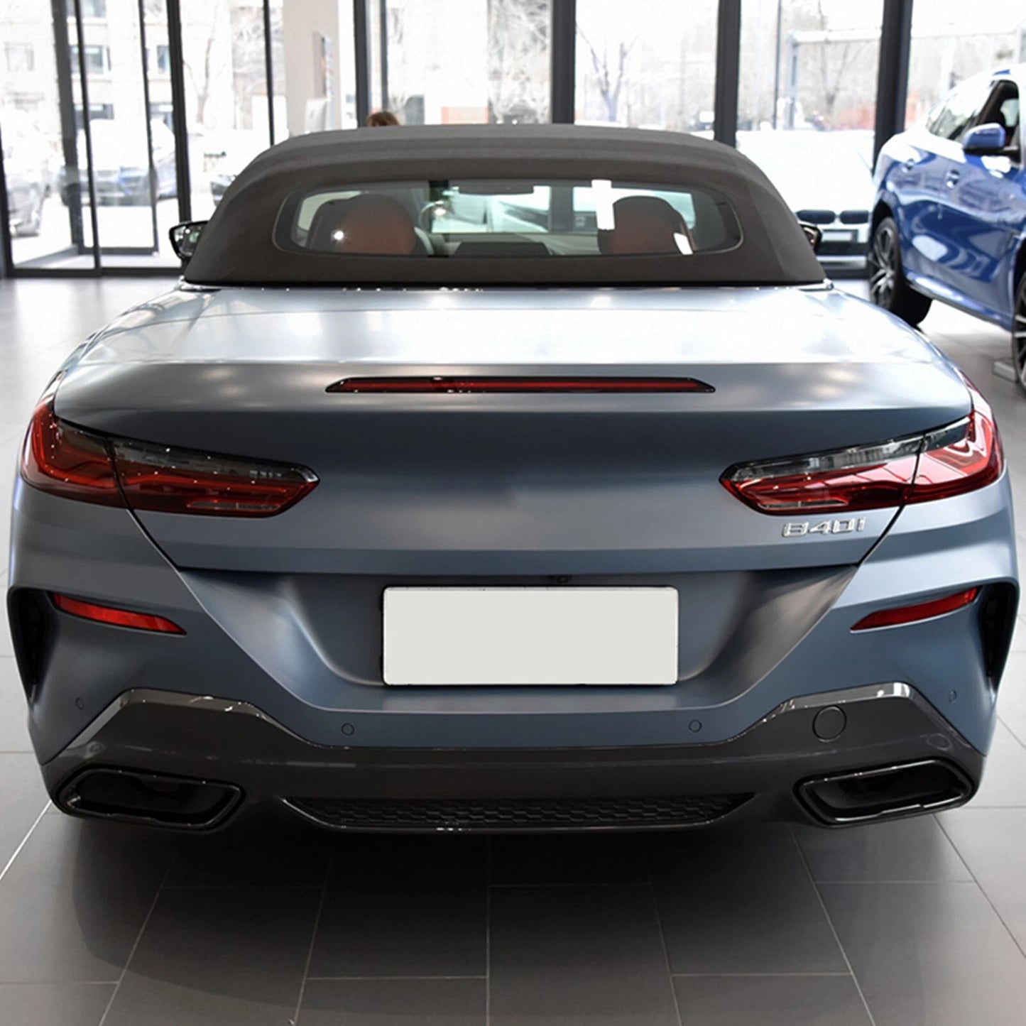 Rear Exhaust Tips for BMW 8 Series 840 G15 G16 (2019-2024) Black