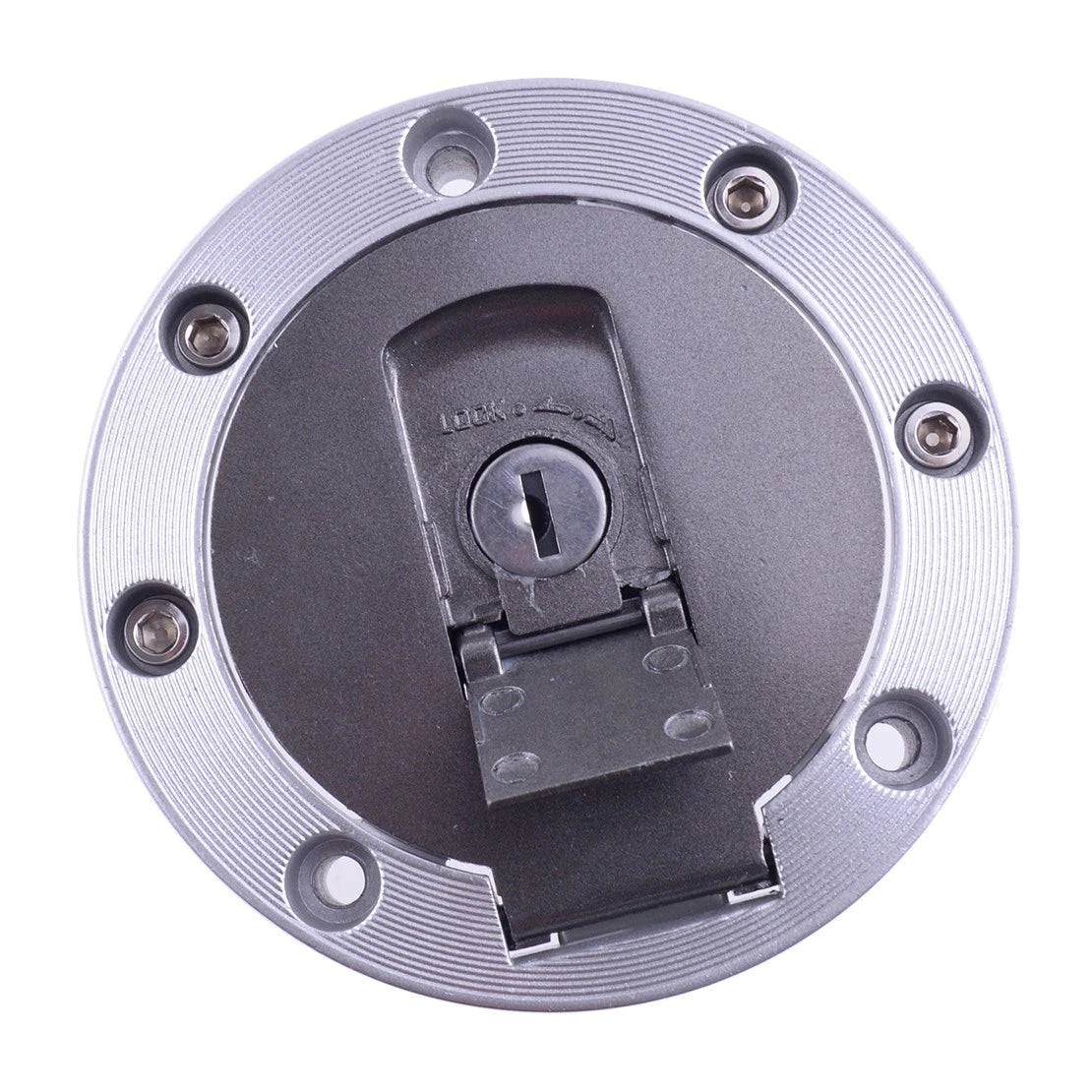 Locking Fuel Tank Gas Cap Cover w/ 2 Keys for Universal Modified Sk (N/A)
