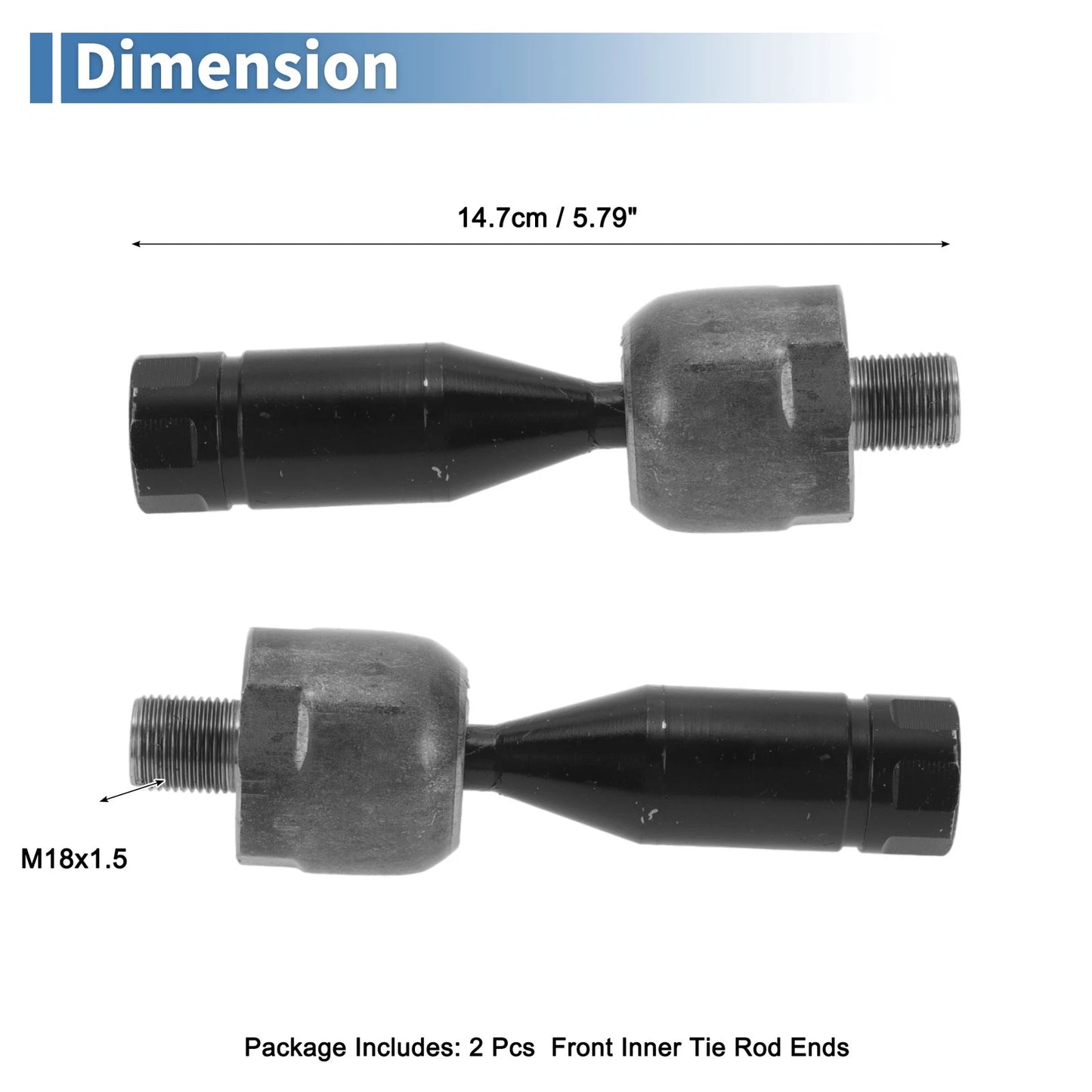 Front Inner Tie Rod Ends for Toyota Tacoma (1995-2004)