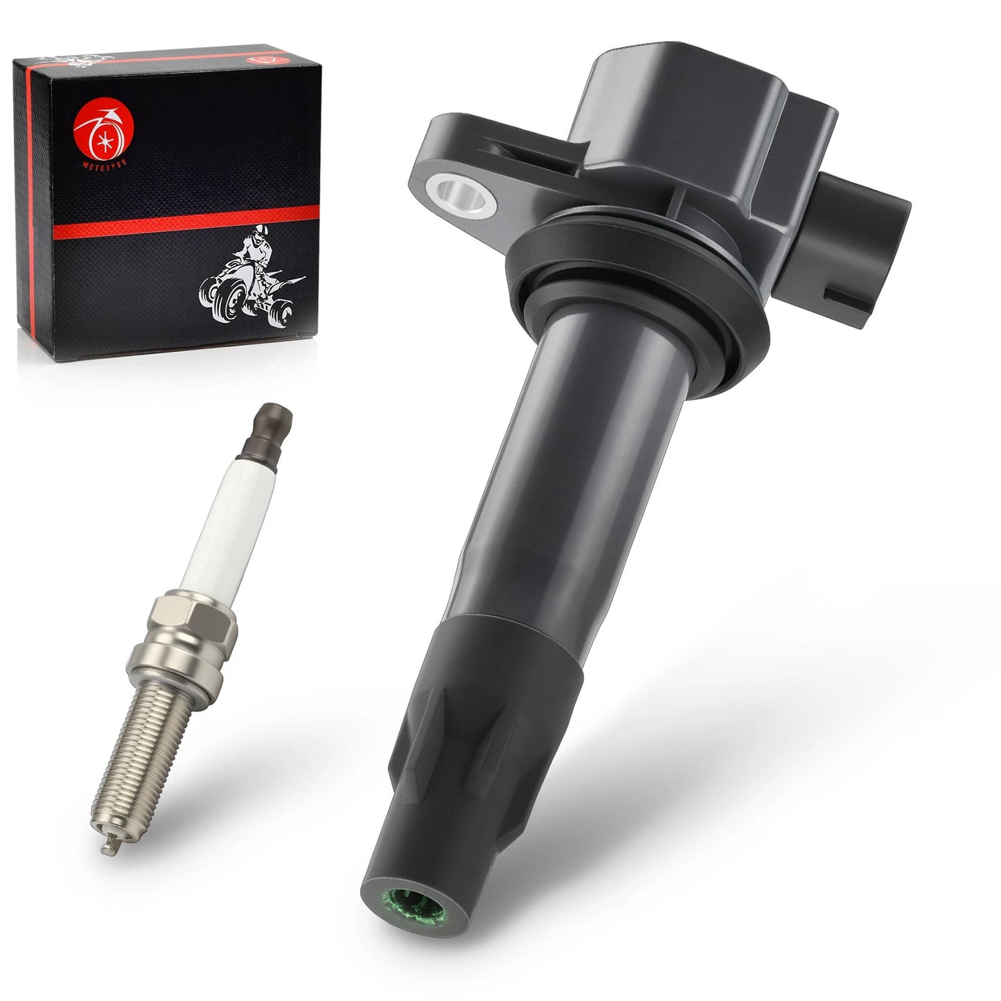 2 x Ignition Coil Stick + Iridium Spark Plug for Can-Am Maverick Trail 700 (2014–2023)