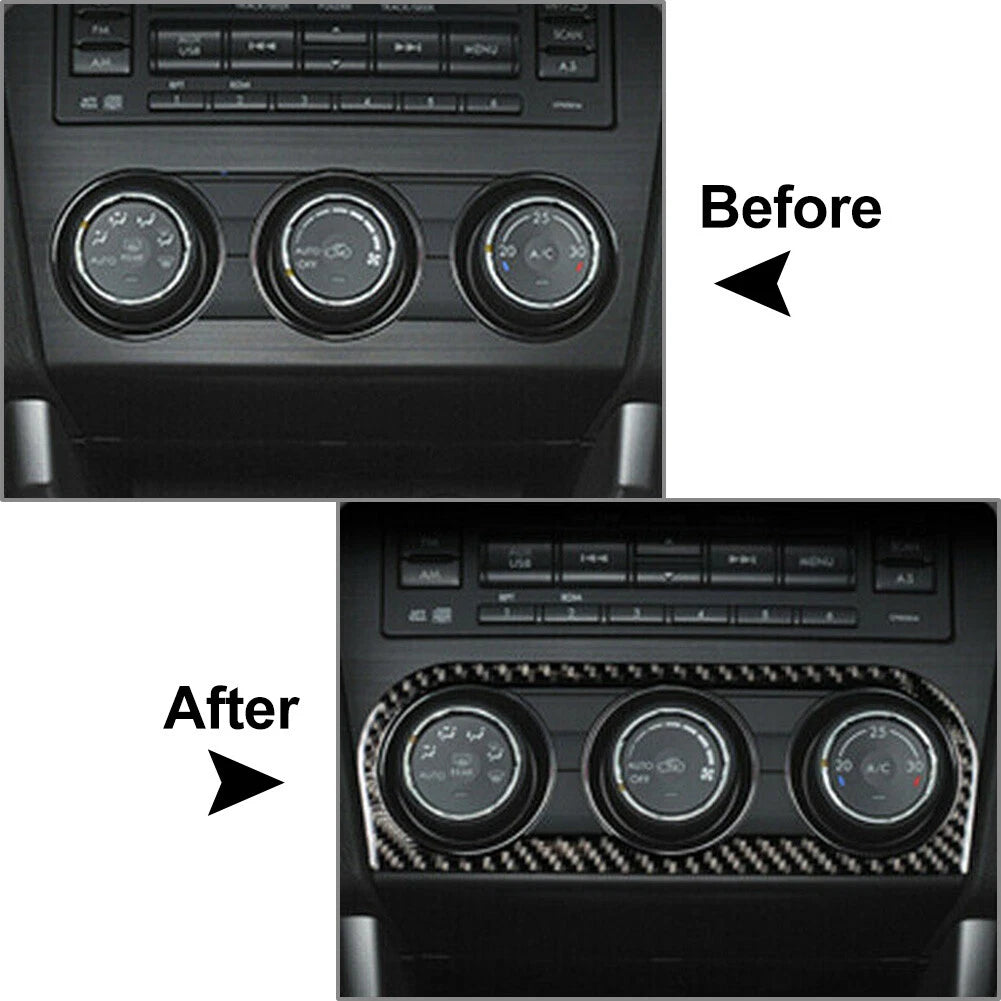 Carbon Fiber AC Switch Panel Trim for Subaru Forester (2013-2018)