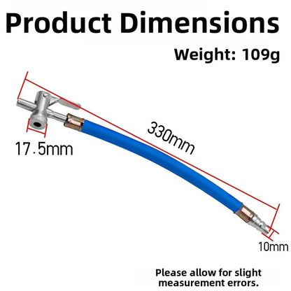 Quick Deflator Tool for Truck Tires with Vacuum Valve and Metal Handle